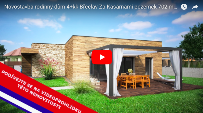 Developerský projekt novostavby rodinného domu 4+kk v Břeclavi